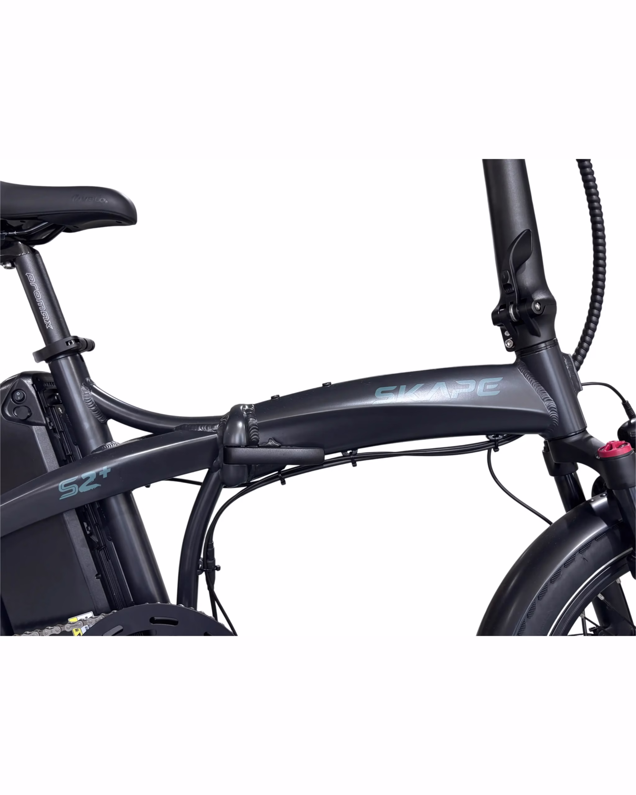 Bicicleta Elétrica Dobrável Skape S2+ 20Ah - 500W / 48V