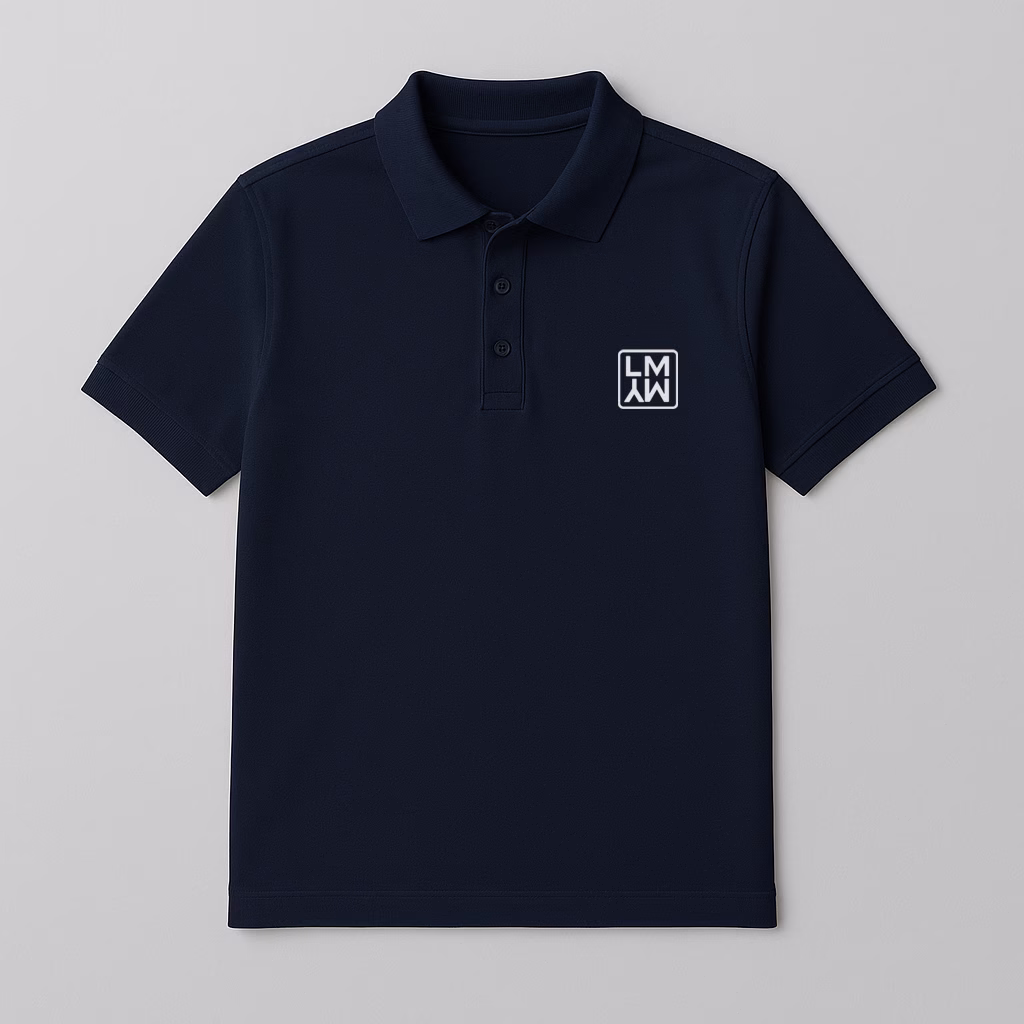 Camisa Polo - LMMY azul marinho