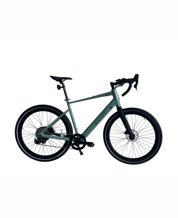 GX_Verde Glacial_dir Bicicleta Elétrica Gravel GX Skape / 36V / 10 Ah